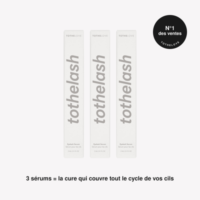 tothelove x3 serums Sérum tothelash Sérum Tothelash : Sérum de Croissance Cils | TOTHELOVE
